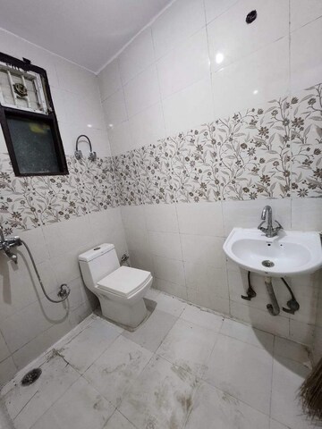 Bathroom in 3 BHK Builder Floor at Chattarpur – for Rent