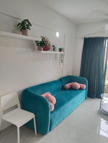 Living Room in 2 BHK Apartment at Godrej Urban Park, Chandivali – for Rent