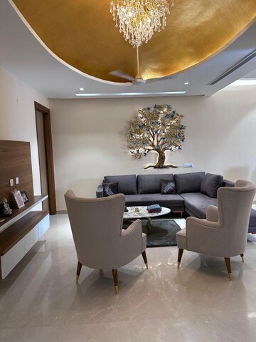 Living Room in 4 BHK Apartment at Vip Road – for Rent