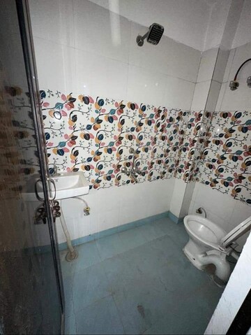 Bathroom in 1 BHK Builder Floor at Chattarpur – for Rent