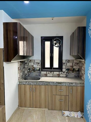 Kitchen in 1 BHK Builder Floor at Chattarpur – for Rent
