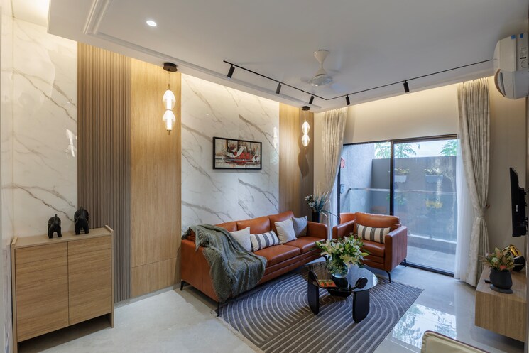 Living Room, belmont-skyverse 2 Bedroom 656 Sq.Ft. Apartment In Lohgaon Pune 7943686