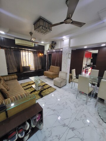 Living Room in 2 BHK Apartment at Shantivan CHS Andheri, Andheri West – for Rent