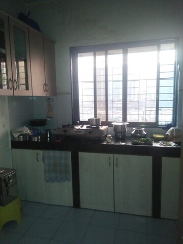 Kitchen in 1 BHK Apartment at Spaghetti Complex, Kharghar – for Rent