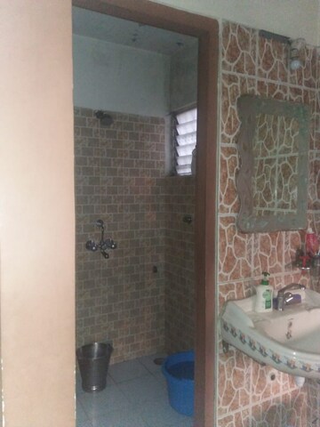 Bathroom in 1 BHK Apartment at Spaghetti Complex, Kharghar – for Rent