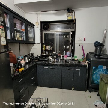 Kitchen in 2 BHK Apartment at Runwal Eirene, Balkum Pada – for Rent
