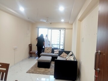Living Room in 1 BHK Apartment at D V Shree Shashwat, Mira Road – for Rent