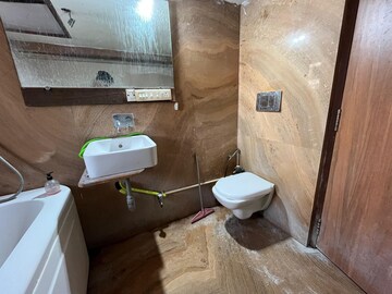 Bathroom in 1 RK Apartment at Piccadilly 1 CHS, Goregaon East – for Rent