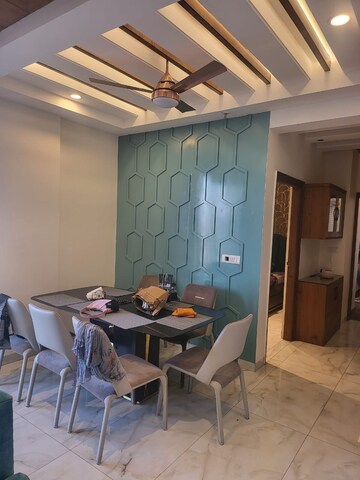 Living Room in 4 BHK Apartment at Goyal Riviera Prestige, Makarba – for Rent