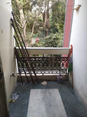Balcony in 2 BHK Builder Floor at Kalkaji – for Rent