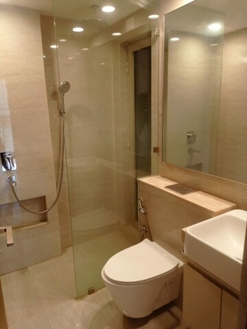 Bathroom in 1 BHK Apartment at Hiranandani Regent Hill, Powai – for Rent