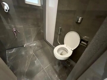 Bathroom in 2 BHK Apartment at Aurum Q Residences, Ghansoli – for Rent