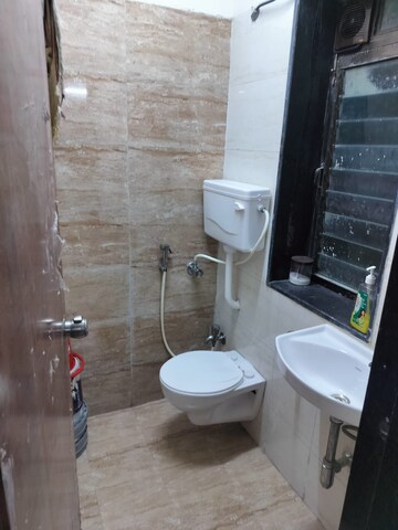 Bathroom in 2 BHK Apartment at Dimple 19 North, Kandivali West – for Rent