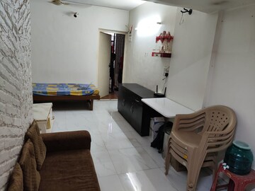 Living Room in 1 BHK Apartment at Green Fields Apartment, Andheri East – for Rent