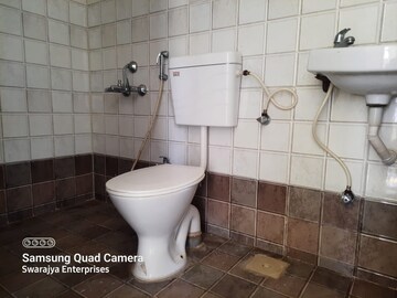 Bathroom in 1 BHK Apartment at Commanders Heera Siddhi Homes, Rasayani – for Sale