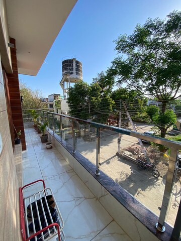 Balcony in 1 BHK Builder Floor at Sunny Enclave – for Rent