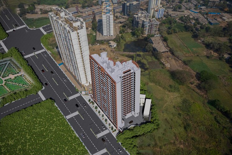Exterior View, lotus-urban-hills 2 Bedroom 563 Sq.Ft. Apartment In Shilphata Thane 7945205
