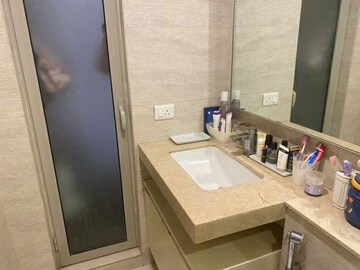 Bathroom in 1 BHK Apartment at Hiranandani Zen Maple, Powai – for Rent