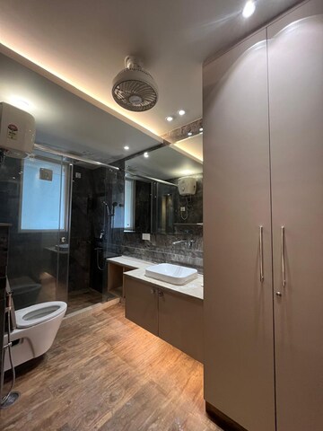 Kitchen in 4 BHK Builder Floor at Ansal Sushant Lok I, Sector 43 – for Sale