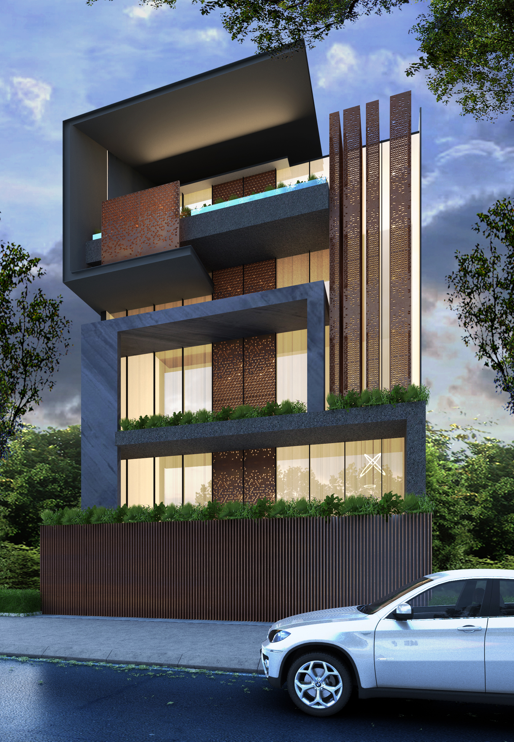 4 BHK + Pooja Room,Servant Room,Study Room,Extra Room 3505 Sq.Ft. Builder Floor in DLF Atria