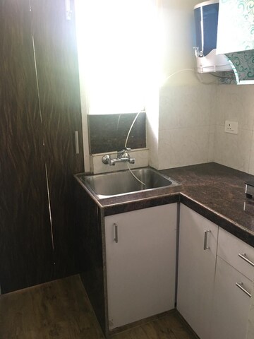 Kitchen in 1 RK Apartment at Bestech Park View Spa, Sector 47 – for Rent