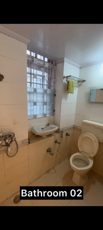 Bathroom in 3 BHK Apartment at Khar West – for Rent