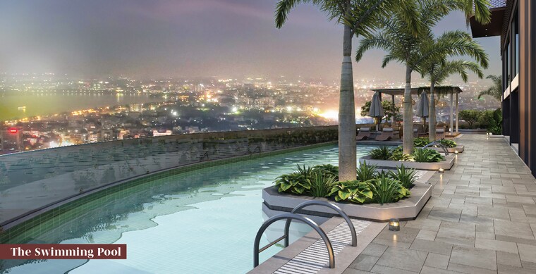 Balcony, rajapushpa-provincia 3 Bedroom 2335 Sq.Ft. Apartment In Narsingi Hyderabad 7945694