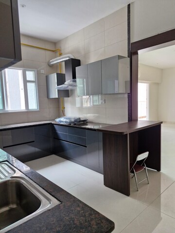 Kitchen in 3.5 BHK Apartment at L&T Raintree Boulevard, Hebbal – for Rent
