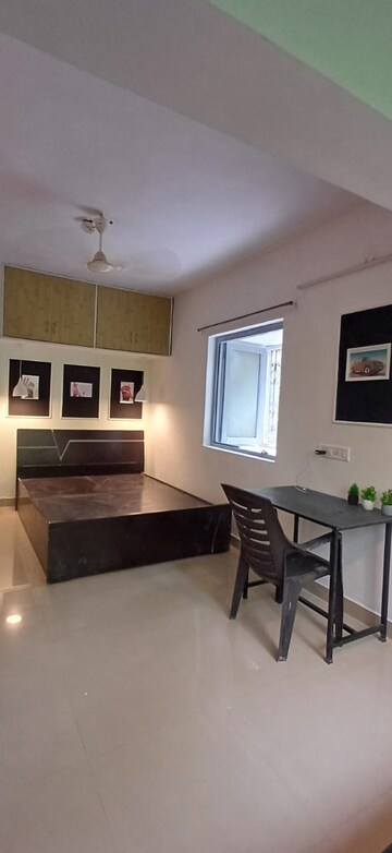 Living Room in Studio Apartment at Mittal New Akshay CHS, Koregaon Park – for Rent