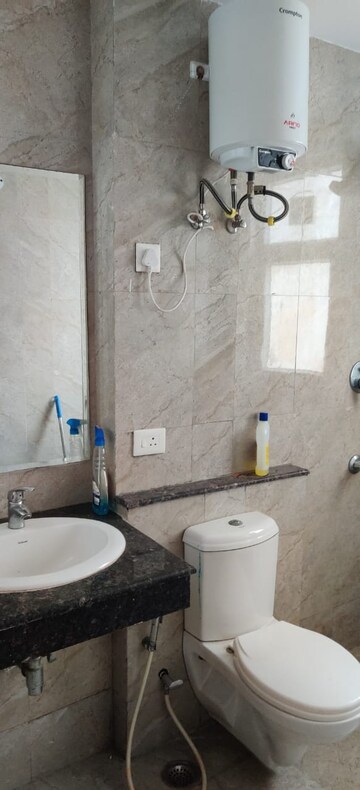 Bathroom in 3 BHK Apartment at Shapoorji Pallonji Joyville Gurgaon, Sector 102 – for Rent