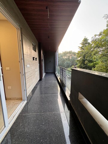 Balcony in 3.5 BHK Apartment at Paschim Vihar – for Rent