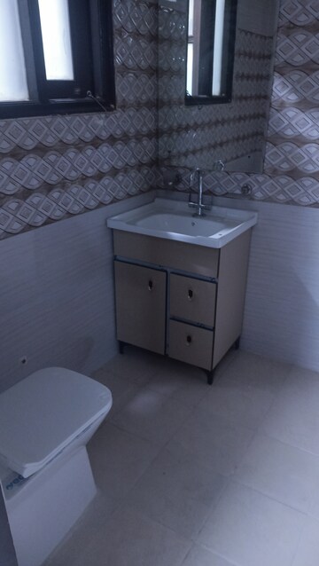 Bathroom in 1 BHK Builder Floor at Chattarpur – for Rent