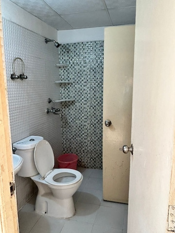 Bathroom in Studio Apartment at Spring Meadows, Tech Zone 4 Greater Noida – for Rent