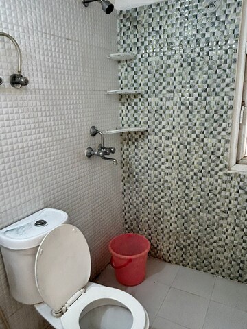 Bathroom in Studio Apartment at Spring Meadows, Tech Zone 4 Greater Noida – for Rent