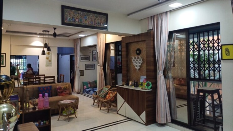 Living Room, wayle nagar 3 Bedroom 1100 Sq.Ft. Apartment In Wayle Nagar Thane 7946009