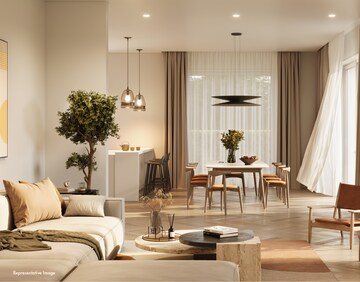 Living Room in 2 BHK Apartment at Kamdhenu Crown, Sector 19 Sanpada – for Sale