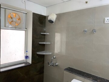 Bathroom in 3 BHK Apartment at International Airport Road – for Rent