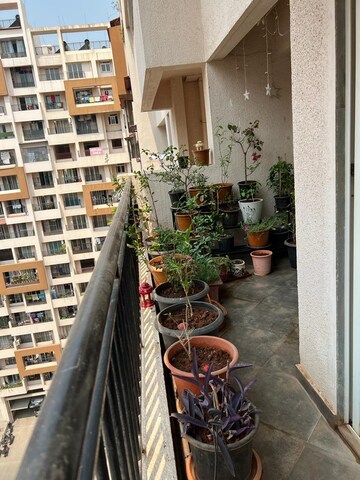 Balcony in 3 BHK Apartment at Puranik Abitante, Bavdhan – for Rent