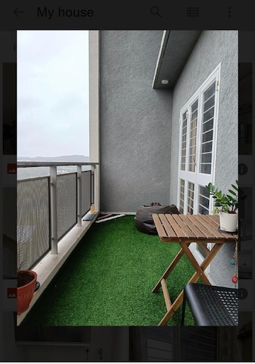Balcony in 2 BHK Apartment at Ganga Legend, Bavdhan – for Rent
