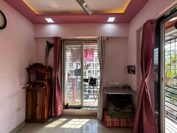 Living Room in 1 BHK Apartment at Vaishnavi Dham CHS, Kalwa – for Sale