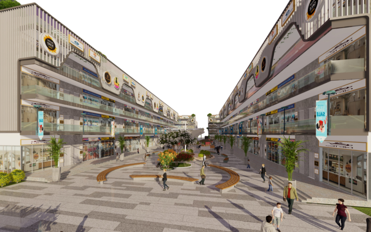 Exterior View, auric-universal-square Commercial Shop 180 Sq.Yd. In Sector 79 Faridabad 7946350