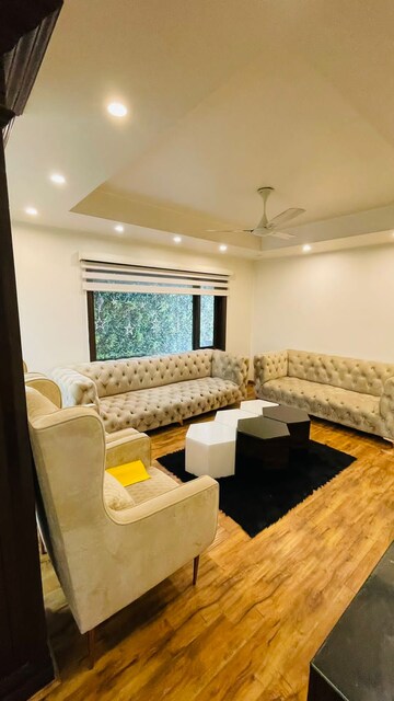 Living Room in 3 BHK Builder Floor at Paschim Vihar – for Rent