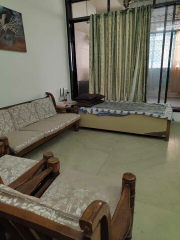 Living Room in 2.5 BHK Apartment at Swarna CHS, Kharghar Sector 7 – for Rent