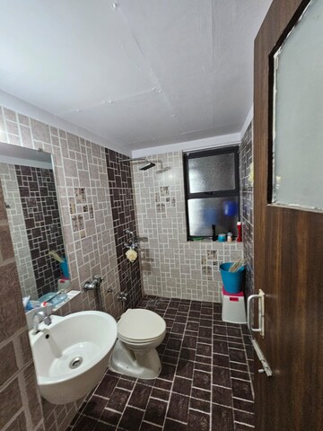 Bathroom in 3 BHK Apartment at Raghunath Vihar, Kharghar – for Rent
