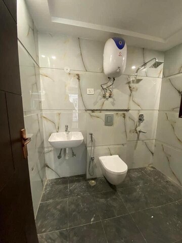 Bathroom in 3 BHK Builder Floor at Chattarpur – for Rent