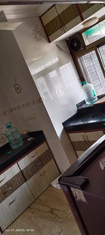 Kitchen in 1 BHK Apartment at Chhabhaiya Park, Balkum Pada – for Rent