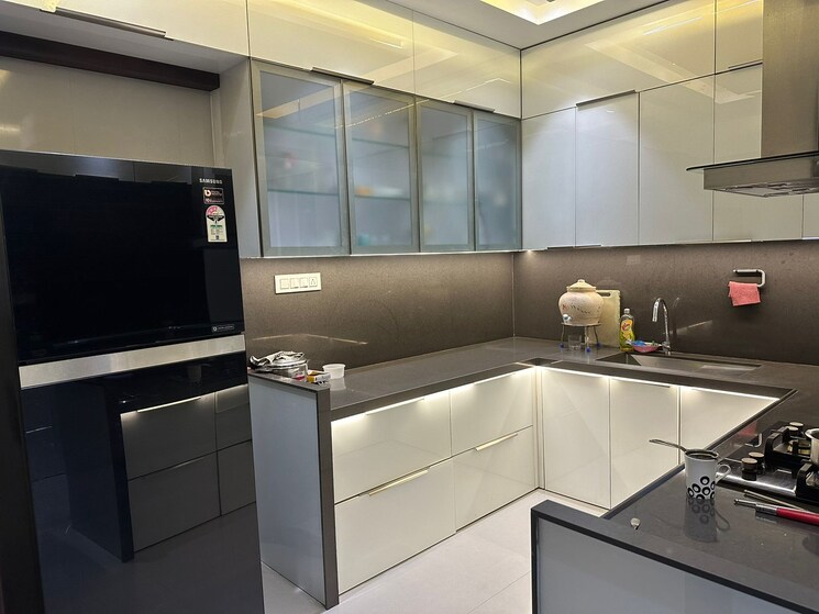 Kitchen, sheth-avalon-phase-2 4 Bedroom 1910 Sq.Ft. Apartment In Majiwada Thane 7946744