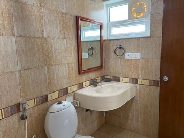 Bathroom in 3 BHK Apartment at Prestige Palms, Whitefield – for Rent