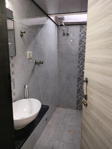 Bathroom in 1 BHK Apartment at Durvas CHS, Nalasopara East – for Rent