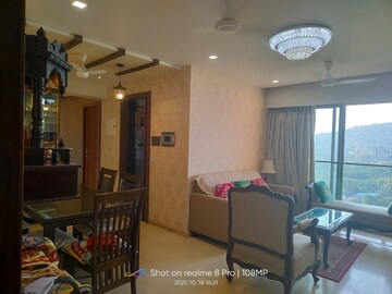 Living Room in 2.5 BHK Apartment at Kalpataru Aura, Ghatkopar West – for Rent
